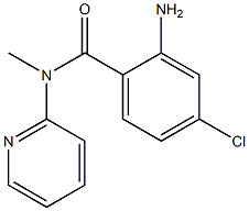 2-amino-4-chloro-N-methyl-N-(pyridin-2-yl)benzamide Struktur