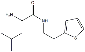 2-amino-4-methyl-N-(2-thien-2-ylethyl)pentanamide Struktur