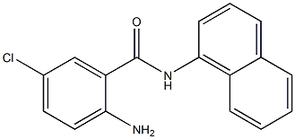 2-amino-5-chloro-N-(naphthalen-1-yl)benzamide Struktur