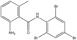 2-amino-6-methyl-N-(2,4,6-tribromophenyl)benzamide Struktur