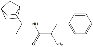 2-amino-N-(1-bicyclo[2.2.1]hept-2-ylethyl)-3-phenylpropanamide Struktur