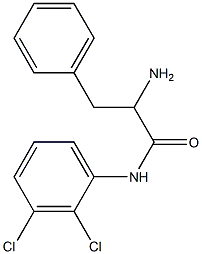 2-amino-N-(2,3-dichlorophenyl)-3-phenylpropanamide Struktur