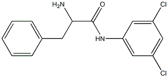 2-amino-N-(3,5-dichlorophenyl)-3-phenylpropanamide Struktur