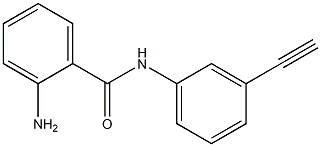 2-amino-N-(3-ethynylphenyl)benzamide Struktur