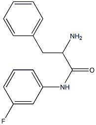 2-amino-N-(3-fluorophenyl)-3-phenylpropanamide Struktur