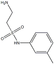 2-amino-N-(3-methylphenyl)ethanesulfonamide Struktur