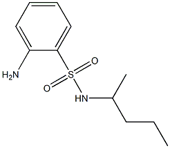 2-amino-N-(pentan-2-yl)benzene-1-sulfonamide Struktur