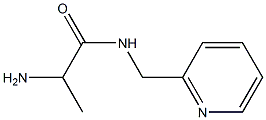 2-amino-N-(pyridin-2-ylmethyl)propanamide Struktur