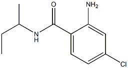 2-amino-N-(sec-butyl)-4-chlorobenzamide Struktur