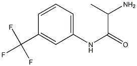 2-amino-N-[3-(trifluoromethyl)phenyl]propanamide Struktur