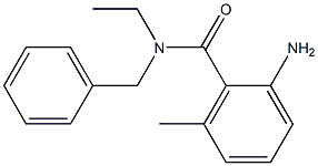 2-amino-N-benzyl-N-ethyl-6-methylbenzamide Struktur