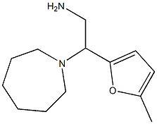 2-azepan-1-yl-2-(5-methyl-2-furyl)ethanamine Struktur