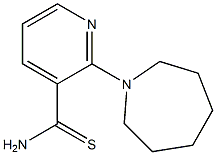 2-azepan-1-ylpyridine-3-carbothioamide Struktur