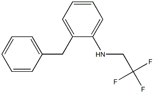 2-benzyl-N-(2,2,2-trifluoroethyl)aniline Struktur