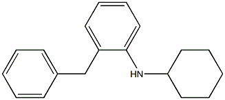 2-benzyl-N-cyclohexylaniline Struktur