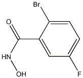 2-bromo-5-fluoro-N-hydroxybenzamide Struktur