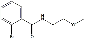 2-bromo-N-(2-methoxy-1-methylethyl)benzamide Struktur