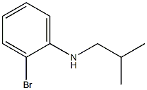 2-bromo-N-(2-methylpropyl)aniline Struktur