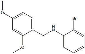 2-bromo-N-[(2,4-dimethoxyphenyl)methyl]aniline Struktur