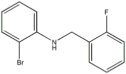 2-bromo-N-[(2-fluorophenyl)methyl]aniline Struktur