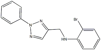 2-bromo-N-[(2-phenyl-2H-1,2,3-triazol-4-yl)methyl]aniline Struktur