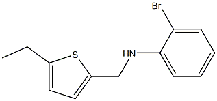 2-bromo-N-[(5-ethylthiophen-2-yl)methyl]aniline Struktur