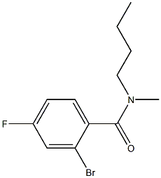 2-bromo-N-butyl-4-fluoro-N-methylbenzamide Struktur