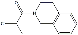 2-chloro-1-(1,2,3,4-tetrahydroisoquinolin-2-yl)propan-1-one Struktur