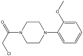 2-chloro-1-[4-(2-methoxyphenyl)piperazin-1-yl]ethan-1-one Struktur