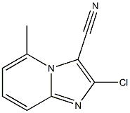 2-chloro-5-methylimidazo[1,2-a]pyridine-3-carbonitrile Struktur