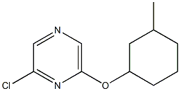 2-chloro-6-[(3-methylcyclohexyl)oxy]pyrazine Struktur