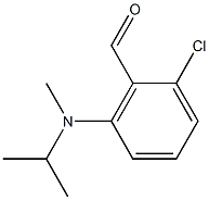 2-chloro-6-[methyl(propan-2-yl)amino]benzaldehyde Struktur