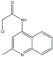 2-chloro-N-(2-methylquinolin-4-yl)acetamide Struktur