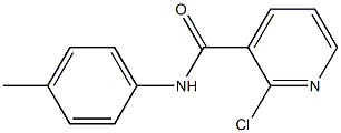 2-chloro-N-(4-methylphenyl)pyridine-3-carboxamide Struktur