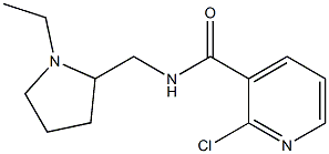 2-chloro-N-[(1-ethylpyrrolidin-2-yl)methyl]pyridine-3-carboxamide Struktur