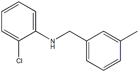 2-chloro-N-[(3-methylphenyl)methyl]aniline Struktur