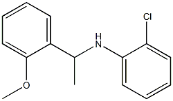 2-chloro-N-[1-(2-methoxyphenyl)ethyl]aniline Struktur