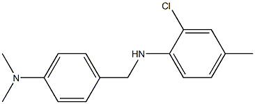 2-chloro-N-{[4-(dimethylamino)phenyl]methyl}-4-methylaniline Struktur