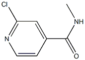 2-chloro-N-methylpyridine-4-carboxamide Struktur