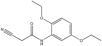 2-cyano-N-(2,5-diethoxyphenyl)acetamide Struktur