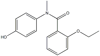 2-ethoxy-N-(4-hydroxyphenyl)-N-methylbenzamide Struktur