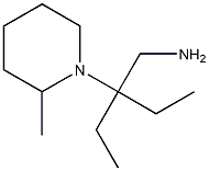 2-ethyl-2-(2-methylpiperidin-1-yl)butan-1-amine Struktur