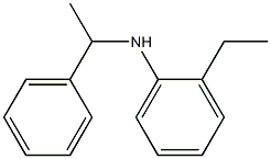 2-ethyl-N-(1-phenylethyl)aniline Struktur