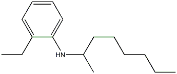 2-ethyl-N-(octan-2-yl)aniline Struktur