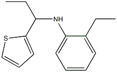 2-ethyl-N-[1-(thiophen-2-yl)propyl]aniline Struktur