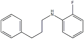 2-fluoro-N-(3-phenylpropyl)aniline Struktur