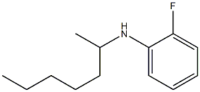 2-fluoro-N-(heptan-2-yl)aniline Struktur