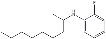 2-fluoro-N-(nonan-2-yl)aniline Struktur