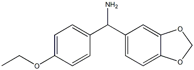 2H-1,3-benzodioxol-5-yl(4-ethoxyphenyl)methanamine Struktur