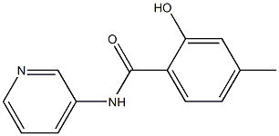 2-hydroxy-4-methyl-N-(pyridin-3-yl)benzamide Struktur